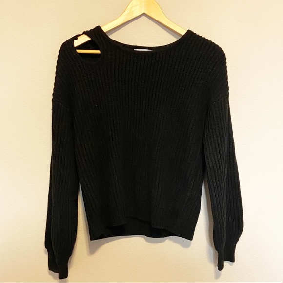 Bar III Sweaters - Bar III Black Knit Pullover Sweater Medium